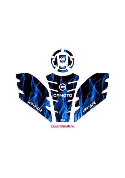 Cfmoto 250 Sr Uyumlu Tank Pad Seti Çok Renkli 15009442