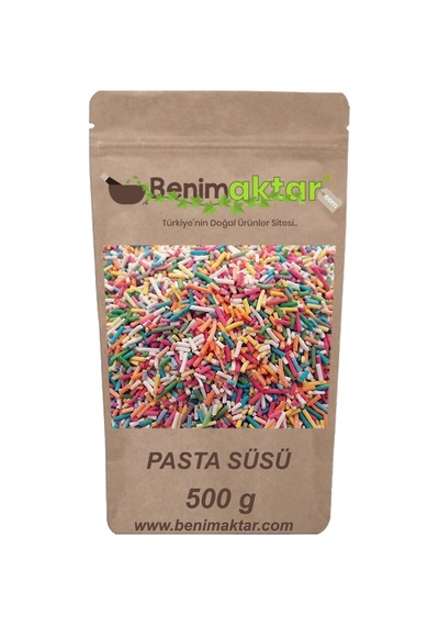BenimAktar Renkli Pasta Süsü Renkli 500 G
