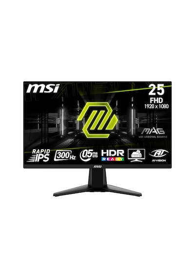 24.5 Mag 255xf, Gaming Monitör, Fhd, 16:9 Flat, Ips, 300hz, 0.5ms Gtg , Adaptive-sync