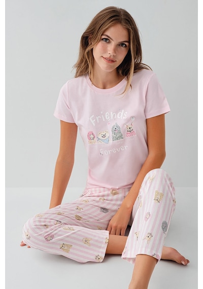 Rolypoly Kadın Pembe Pijama Takım Rp3810-s-v1 Pembe