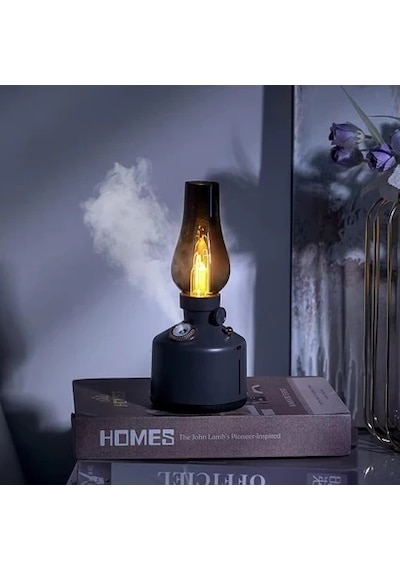Lebron Şarjlı Gece Lambası &yeşil Hava Nemlendirici Buhar Makinesi 280ml