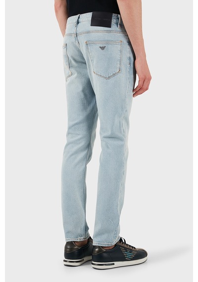 Emporio Armani Erkek Kot Pantolon Em000121 Af13281 Mb003 Açık Mavi Açık Mavi