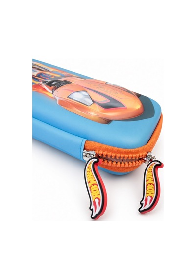 Hot Wheels Eva Kalem Çantası Hw-7785 Büyük Turuncu Kalem Kutusu Okul Kalemliği Kırtasiye Çantası Çok Renkli