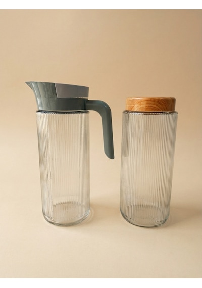 Leelahome 2'li Set Cam Kavanoz-sürahi 1500 Ml