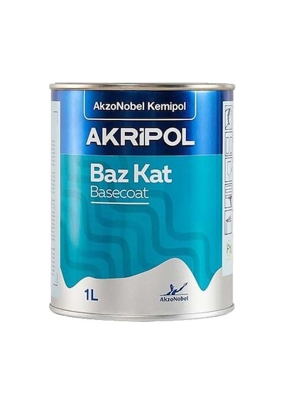Akzonobel Akripol Bazkat Bmw 475l Safir Siyah Akrilik Sonkat Oto Boyası 1 Litre