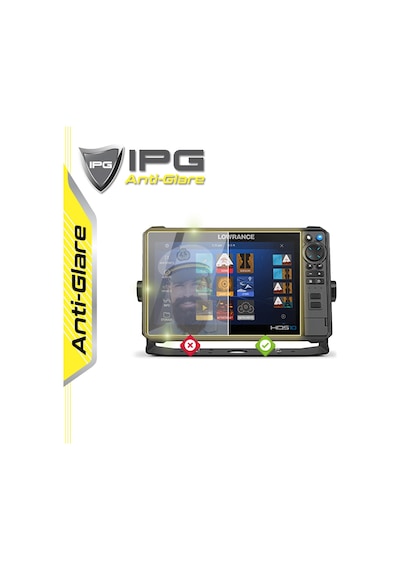 Lowrance Hds Pro 10 Fishfinder - Ipg Anti-glare Yansıma Önleyici Mat Ekran Koruyucu