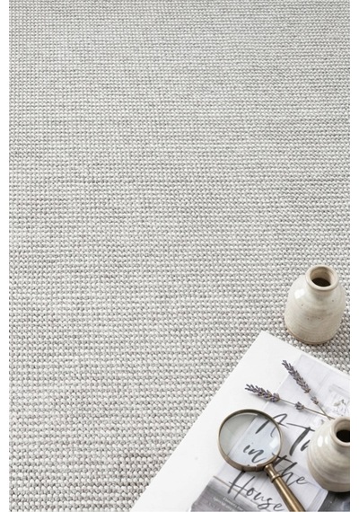 Leiva Home Gri Beyaz Bohem Bukle Dokulu Yumuşak Modern Saçaklı Salon Yatak Odası Mutfak Halısı