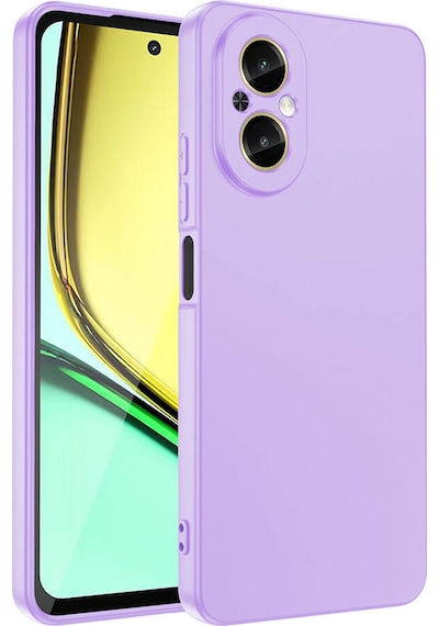Teleplus Realme 12 Lite Kılıf Kamera Korumalı İçi Kadife Mara Lansman Kapak