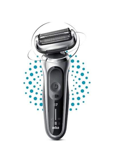 Braun Yeni Seri 7 S1000s Kablosuz Tıraş Makinesi, AutoSense, 360° Flex, EasyClick, Islak & Kuru
