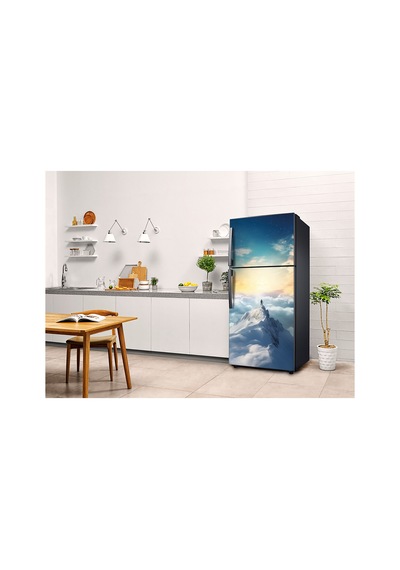 Dağ Ve Gökyüzü Buzdolabı Kaplama Sticker Kendinden Yapışkanlı Folyo 75x200 Cm