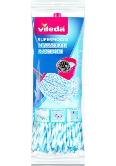 Vileda Super Mocio Pamuk Ve Mikrofiber Dokulu Paspas