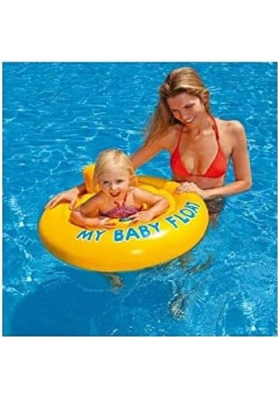 Intex My Baby Float Oturaklı Bebek Flatörü 70 Cm Çocuk Havuz Ve Deniz Simidi 6-12 Ay M-56585