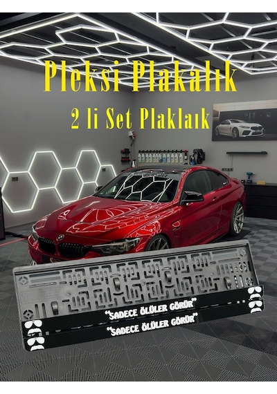 Sadece Ölüler Görür Yazılı Pleksi Plakalık