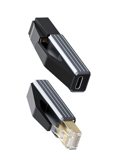 Usb C - Ethernet Adaptörü, Taşınabilir 1 Gbps Gigabit Rj45 - Tip-c Dönüştürücü Başlık Adapter