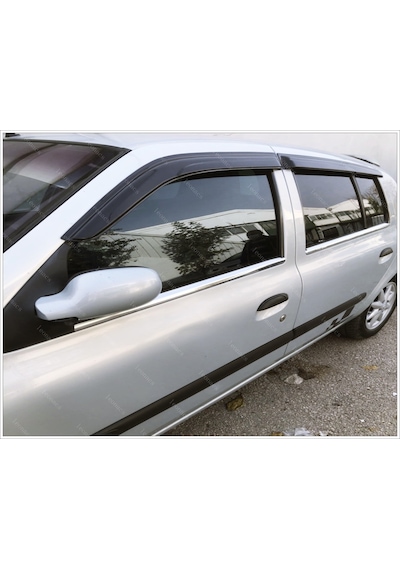 Renault Clio 2 Hb Krom Cam Çıtası 4 Prç. 1998-2005 P. Çelik
