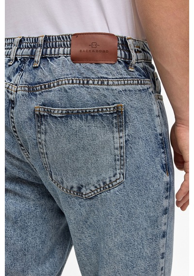 Backandbond Mavi Smart Fit Denim Pantolon Çok Renkli
