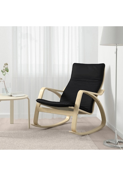 Ikea Siyah Rahat Berjer Koltuk - Sallanan Koltuk