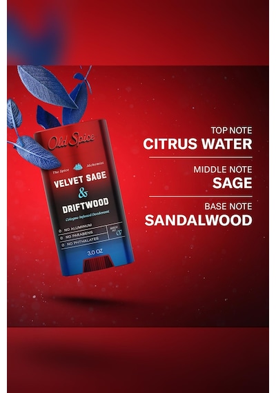 Old Spice Velvet Sage & Driftwood Alüminyumsuz Stick Deodorant 85gr