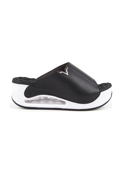 Muya Aero Anatomik Air Max Tabanlı Topuk Dikeni Kadın Terlik Siyah