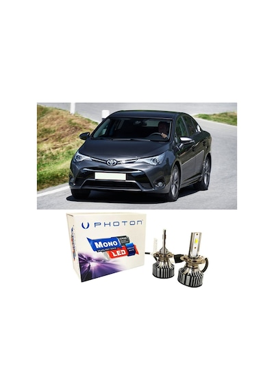 Toyota Avensis Uzun Far Ampulü Hb3 Mono Yeni Seri Beyaz 2009-2018