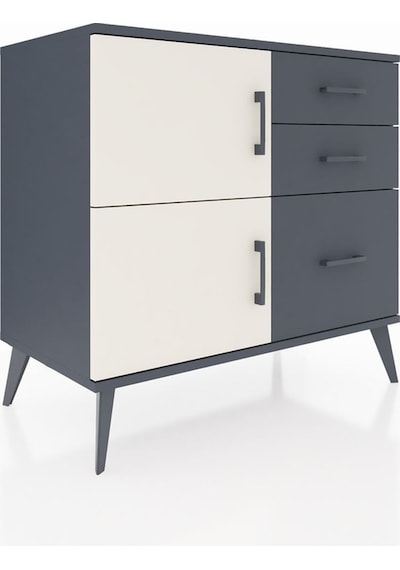 Hyperion Şifonyer Tek Raflı 3 Çekmeceli 2 Kapaklı 88x44x80 Antrasit-aytaşı/antrasit Aytaşı/antrasit Hyperion Şifonyer Tek Raflı 3 Çekmeceli 2 Kapaklı 88x44x80 Antrasit-aytaşı/antrasit Aytaşı/antrasit