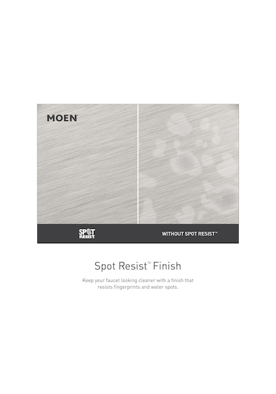 Moen 84092srn Ellicott 4 "lavabo Bataryası, Spot Dirençli Fırçala Diğer