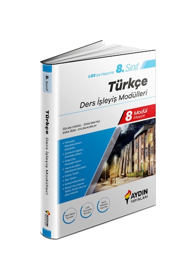 8. Sınıf  Türkçe Ders İşleyiş Modülleri- Aydın Yayınları