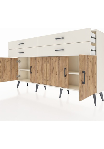 Arges Konsol 2 Raflı 4 Çekmeceli 8 Kapaklı 176x30x99 Aytaşı-çam/a Aytaşı-çam/aytaşı Arges Konsol 2 Raflı 4 Çekmeceli 8 Kapaklı 176x30x99 Aytaşı-çam/a Aytaşı-çam/aytaşı