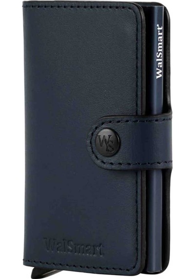 Walsmart Mini Cotton Akıllı Mekanizmalı Cüzdan Hakiki Deri