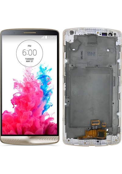 Teknonet Lg G3 Mini Uyumlu Lcd+dokunmatik+çıtalı - Beyaz