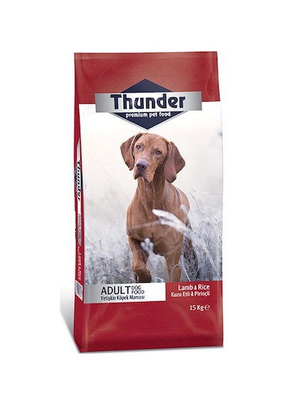 Thunder Kuzu Etli Pirinçli Yetişkin Köpek Maması 15 KG