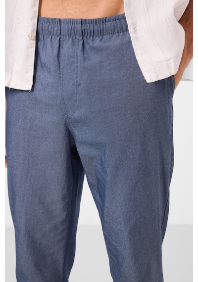 Tommylife Kot Lacivert Standart Fit Dokuma Hafif Esnek Chino Erkek Pantolon - 82178 Kot Lacivert