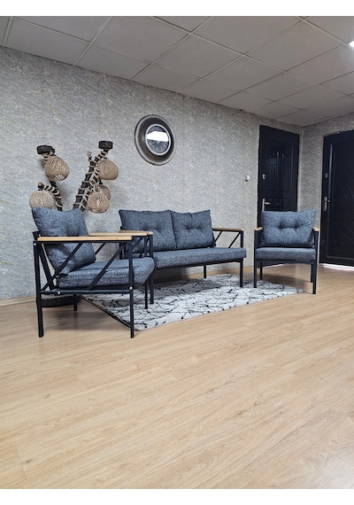 Zafir Siyah Boyalı Bahçe Füme Döşeme - Balkon - Mutfak Çay Seti Takımı Bahçe Koltuk Takımı Kahverengi Zafir Siyah Boyalı Bahçe Füme Döşeme - Balkon - Mutfak Çay Seti Takımı Bahçe Koltuk Takımı Kahverengi