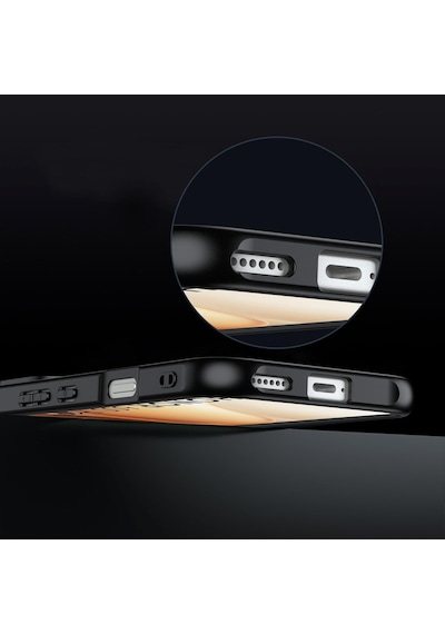 Honor 600 Pro 5g Uyumlu Kılıf Kamera Çevresi Korumalı Mat Siyah Magsafe Şarj Destekli Kapak