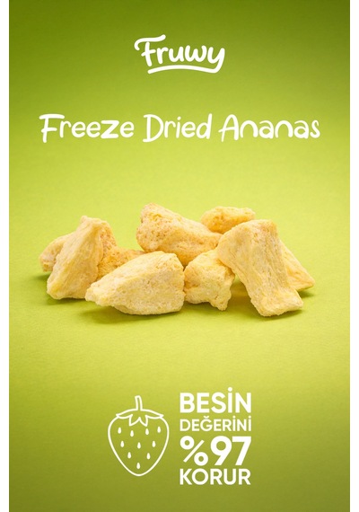 Freeze Dried Ananas Kova Dondurularak Kurutulmuş Ananas Diğer