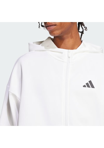 Adidas Future Icons Small Logo Full-zip Erkek Sweatshirt C-adıjd4944e50a00 Beyaz