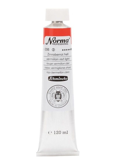 Schmincke Norma Profesyonel Yağlı Boya 120 ML 306 Vermilion Red Light