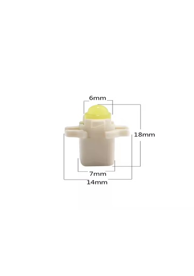 T5 B8.3 D Led Gösterge Ampulü 4 Adet Yeşil