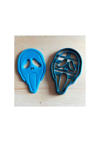 Scream Kurabiye Kalıbı Tek Parça Gıdaya Uygun 3d Baskı Kalıp Diğer