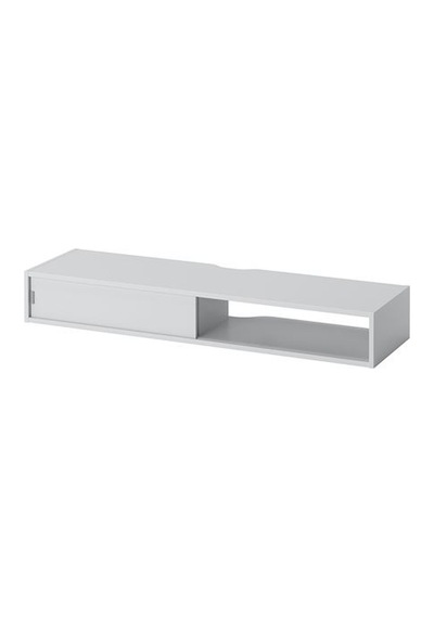 Ikea Spıksmed Ayaksız Duvar Rafı, Açık Gri, 117x32 Cm