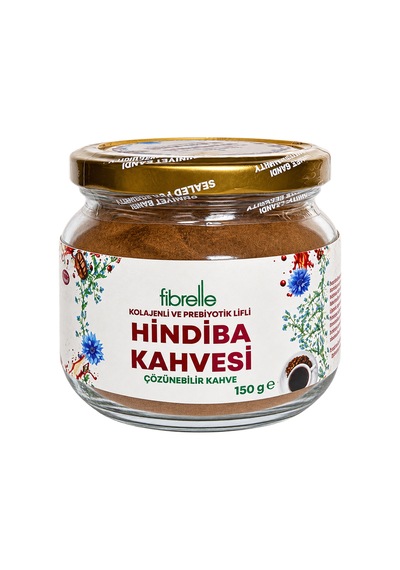 Fibrelle Kolajenli Ve Prebiyotik Lifli Hindiba Kahvesi 150 G Kavanoz Granül