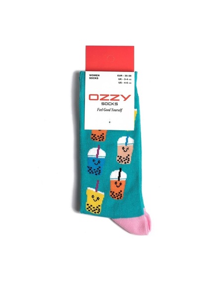 Ozzy Socks Drink Desenli Çorap Çok Renkli