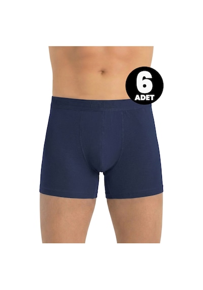 Öts Erkek 6 Lı Modal Boxer Modal Ekstra Konforlu Kalıp 2641-6 Lacivert