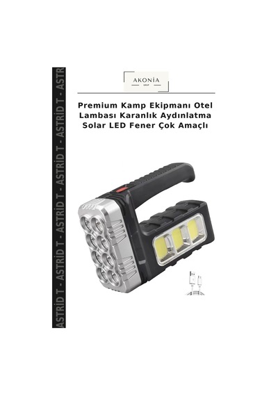 Premium Kamp Ekipmanı Otel Lambası Karanlık Aydınlatma Solar Led Fener Çok Amaçlı