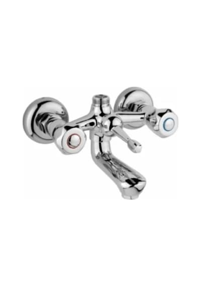 Klasik Çevirmeli Banyo Batarya Çevirmeli Banyo Musluğu Krom