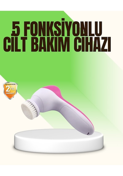 5 İn 1 Elektrikli Yüz Temizleme Ve Masaj Cihazı