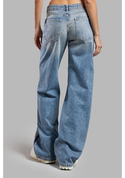 Itsbasic Kadın Kot Rengi 2s584 Straight Fit %100 Koton Yandan Şeritli Denim Jean Mavi Itsbasic Kadın Kot Rengi 2s584 Straight Fit %100 Koton Yandan Şeritli Denim Jean Mavi