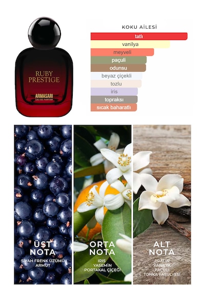 Armasari Ruby Prestige Çiçeksi Ve Meyvemsi Kalıcı 100 Ml Edp Kadın Parfüm Çiçeksi  - Meyve