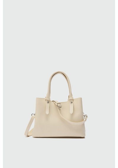Shule Bags Doop Omuz Çantası Bej Bej