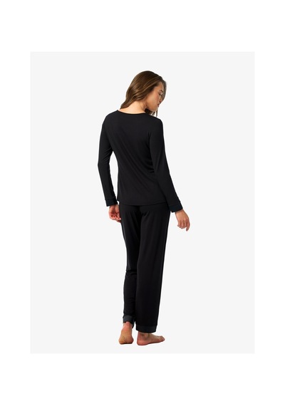 Blackspade Kadın Pijama Takımı 52202 - Siyah